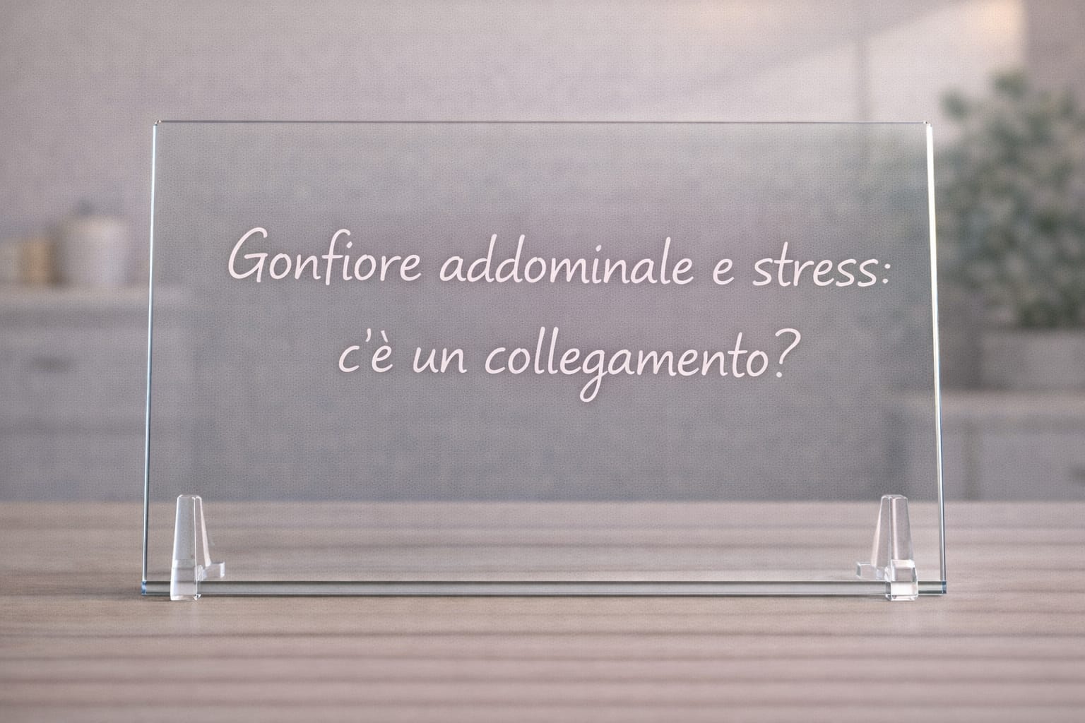 Gonfiore addominale e stress: c'è un collegamento? gonfiore addominale stress intestino cervello
